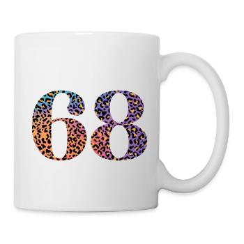 68th Birthday Leopard - Mug - white - Right