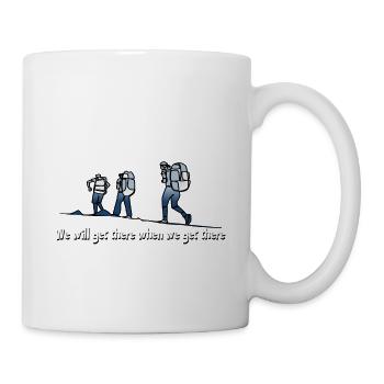 Randonneurs, Randonnées pédestres, Randonnées pédestres - Mug blanc - blanc - Droite