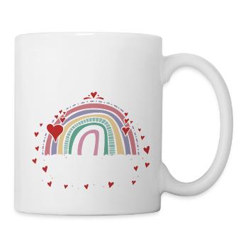 Cute Rainbow Awesome 1955 - 68th Birthday w/ - Mug - white - Right