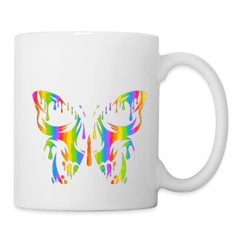 Tattoo Butterfly Nature Butterflies Cute Summer Cocoon - Mug - white - Right