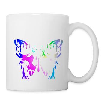 Tattoo Butterfly Nature Butterflies Cute Summer Cocoon - Mug - white - Right