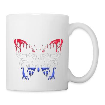 France pays drapeau officiel états continent - Mug blanc - blanc - Droite