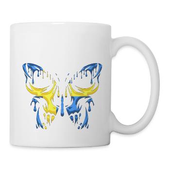 Drapeau de la Suède Pays États officiels Continent - Mug blanc - blanc - Droite
