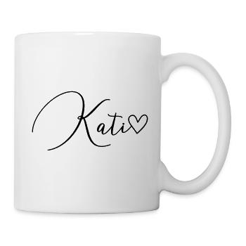 Kati Surname First Name Girl - Mug - white - Right
