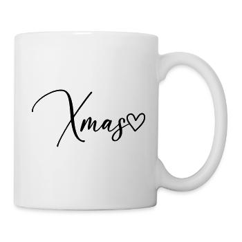 Police de Noël - Mug blanc - blanc - Droite