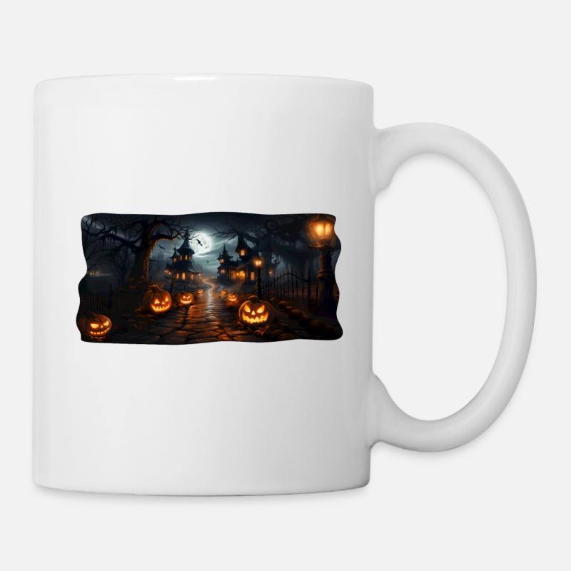 halloween village 7 smiles - Tasse - Weiß