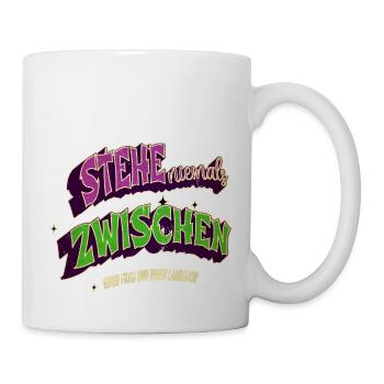 bday haustier windhund bachhund bluthund - Tasse - Weiß - Rechts