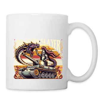 Dragon Slayer Knight Ren Faire LARP, Renaissance - Tasse - Weiß - Rechts