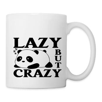 Lazy but Crazy - Mug - white - Right