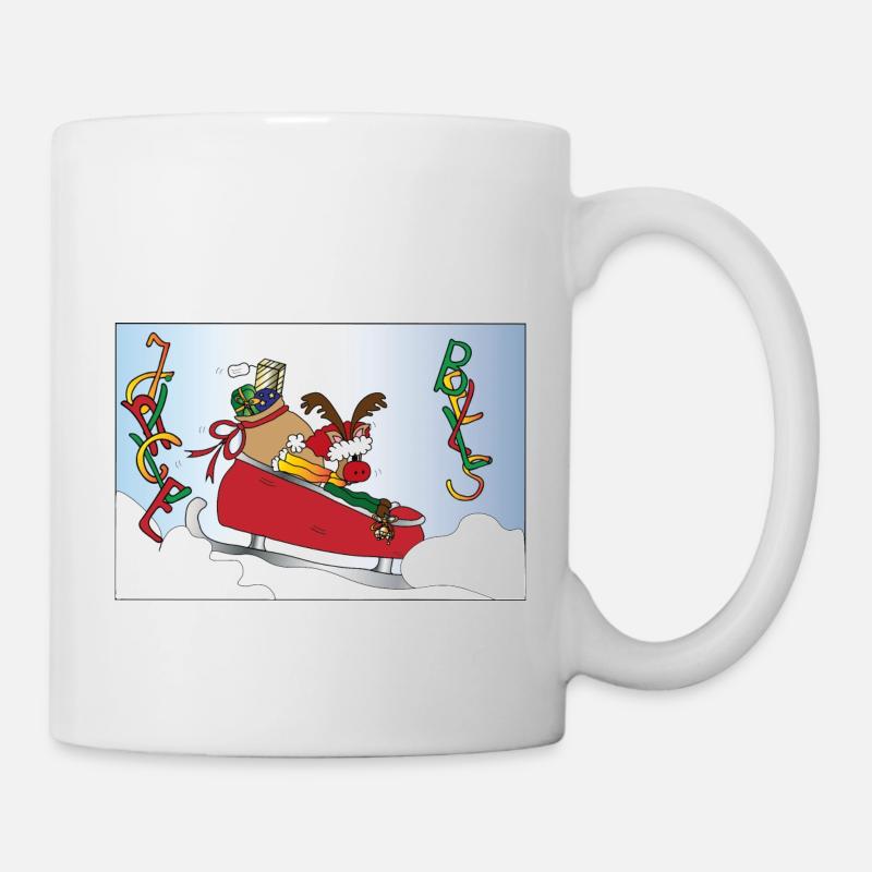Jingle Bells Rudolph - Mug blanc - blanc