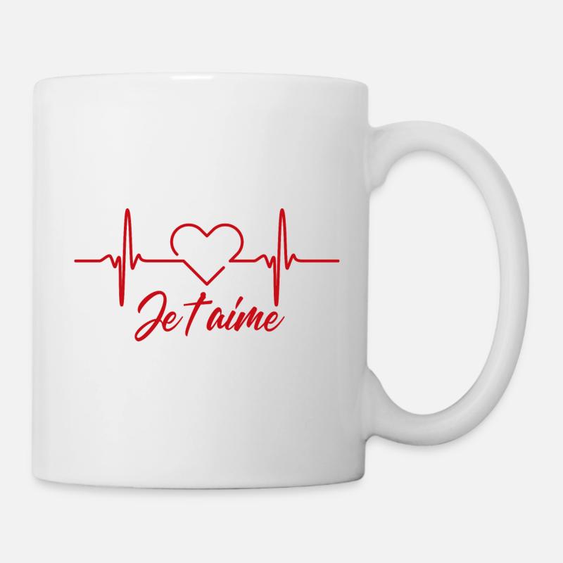 Je t'aime - Mug blanc - blanc
