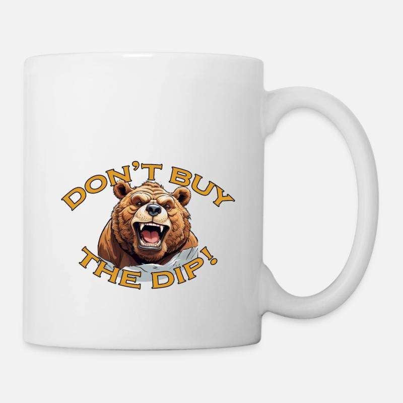 Don't Buy the Dip Bear - Mug - white