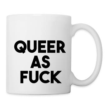 QUEER AS FUCK - Tasse - Weiß - Rechts
