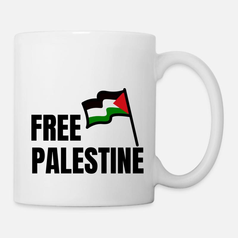 Free palestine - Mug - white