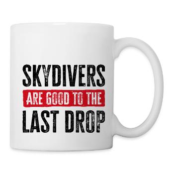 Citation drôle de parachutiste : cadeau parfait ! - Mug blanc - blanc - Droite