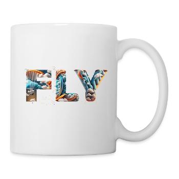Firefly FLY parapente et nuages 20286 - Mug blanc - blanc - Droite