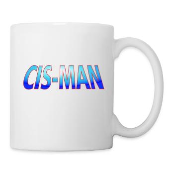 Cis-Man - Mann-80er Jahre Satire-Geschlecht-Ver.2 - Tasse - Weiß - Rechts