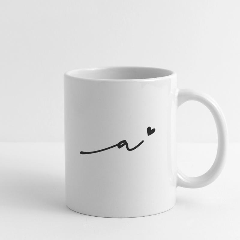 Letter (a) Cursive Mug