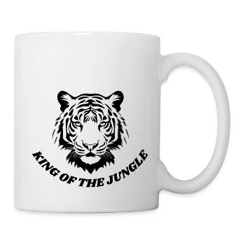Roi de la jungle - Mug blanc - blanc - Droite