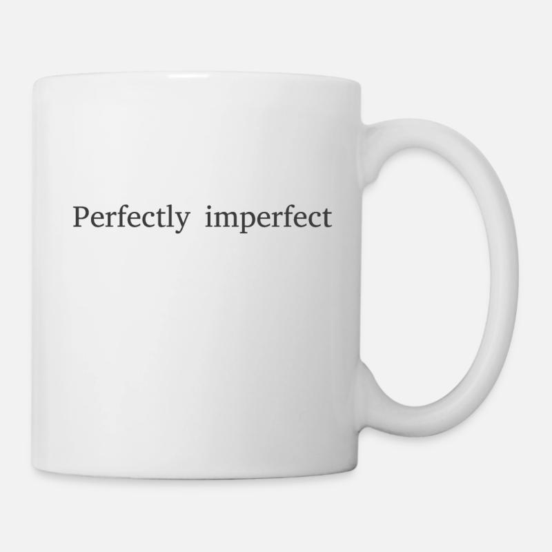 Perfectly imperfect - Mug - white