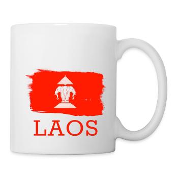Laos Laote Laoten Elefant Lao I Geschenk - Tasse - Weiß - Rechts