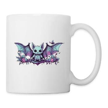 Kawaii Pastel Goth Bat Gothic Style - Mug - white - Right