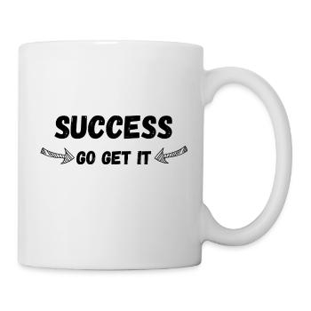 Success - Motivation - Tasse - Weiß - Rechts