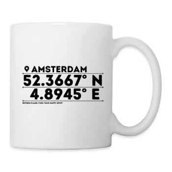Amsterdam: City of Canals & Culture - Mug - white - Right