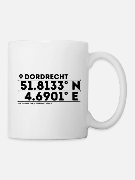 Dordrecht: Historic Port City & Riverside Elegance - Mug - white