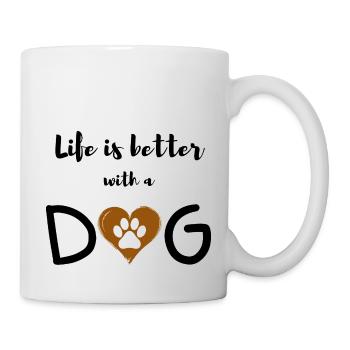 J’adore les chiens - Mug blanc - blanc - Droite