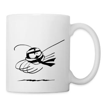 Beth the Spider - Karate (ohne Text) - Tasse - Weiß - Rechts