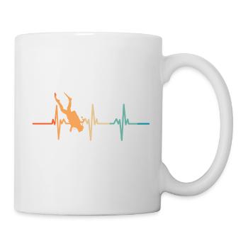 Heartbeat Scuba Diving - Mug - white - Right
