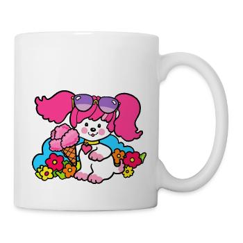 Pink Poochie Dog - Mug - white - Right