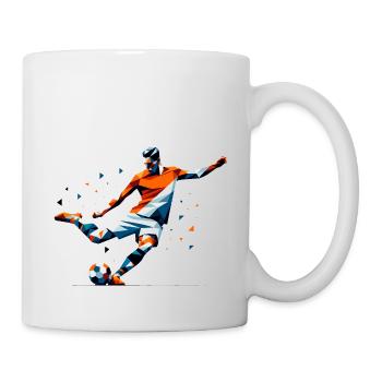 Fussball Niederlande - Tasse - Weiß - Rechts