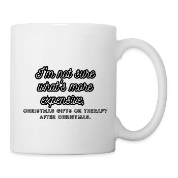 Geschenke, Feiertage - Tasse - Weiß - Rechts