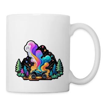 quad et tout terrain - Mug blanc - blanc - Droite