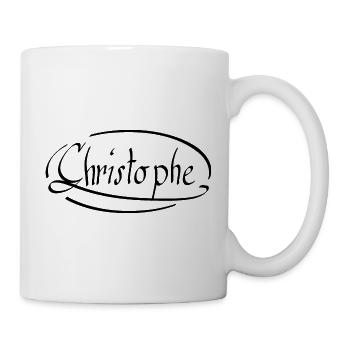 Christopher - Tasse - Weiß - Rechts