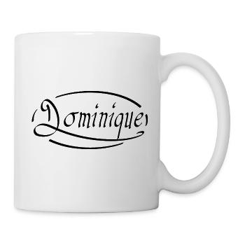 Dominique - Mug blanc - blanc - Droite