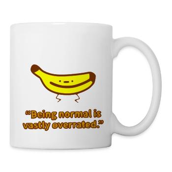 funny banana drama! - Tasse - Weiß - Rechts