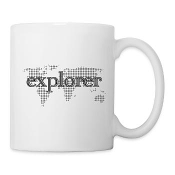 Découvrez le monde en explorateur en vacances Voyage - Mug blanc - blanc - Droite