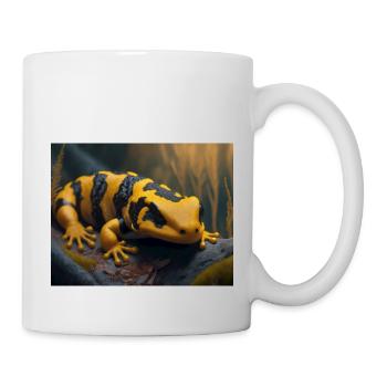 Animaux mignons en hibernation – salamandre de feu - Mug blanc - blanc - Droite