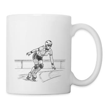 ROLLSCHUHE - Tasse - Weiß - Rechts