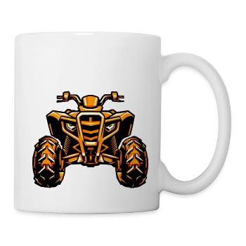 ATV Quad Offroad - Mug - white - Right
