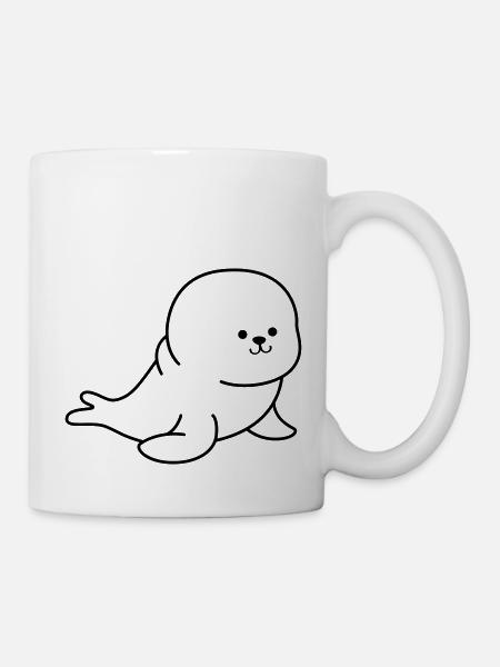robbe - Tasse - Weiß