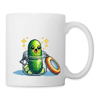 Concombres drôles - Mariner et rire - Mug blanc - blanc - Droite