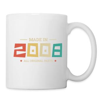 Legendär seit 2008 Original 2008 - Tasse - Weiß - Rechts
