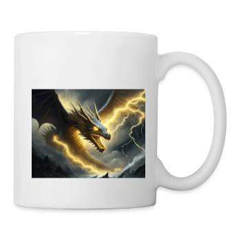 Dragon du tonnerre - Mug blanc - blanc - Droite