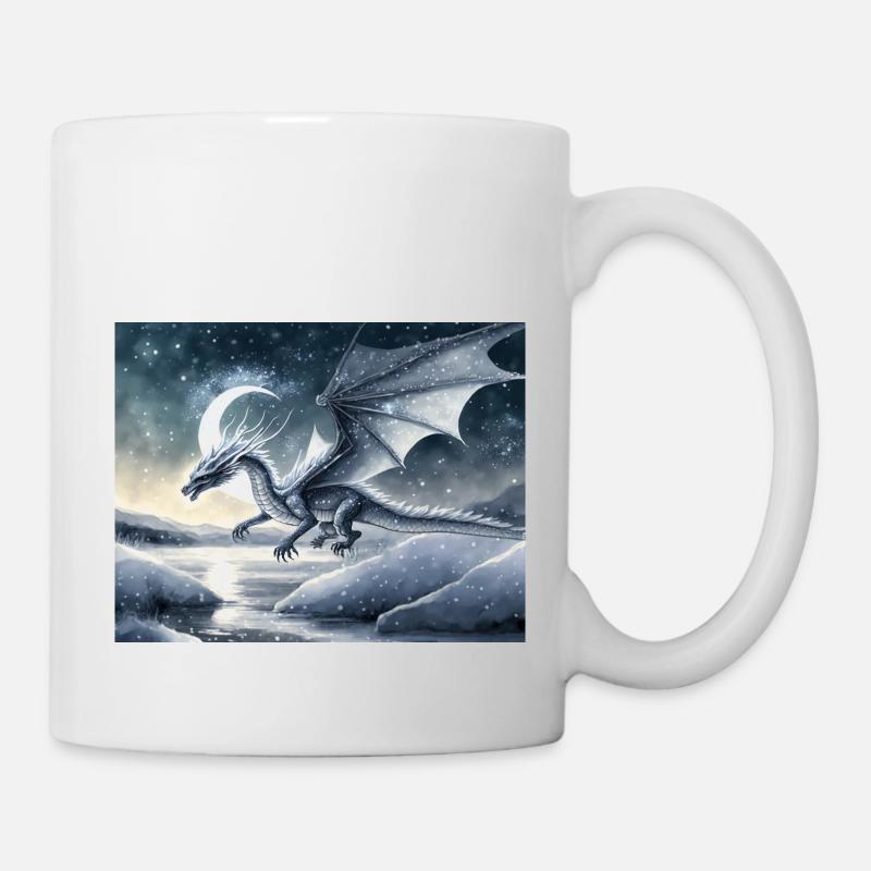 Dragon d’argent - Mug blanc - blanc