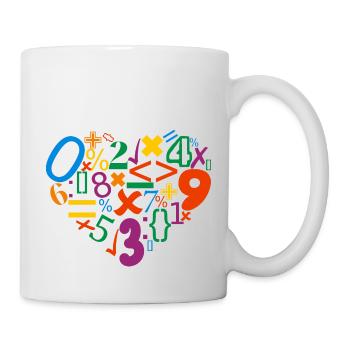 MAMÉMATIQUE - Mug blanc - blanc - Droite