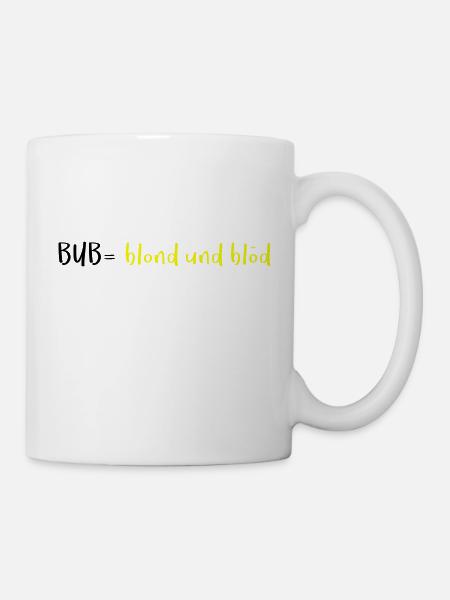 SVG Logo BUB - Tasse - Weiß